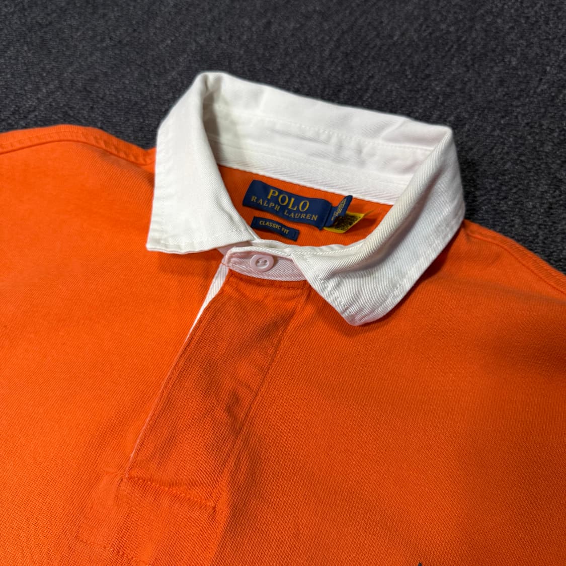 폴로 랄프로렌 오렌지 럭비 셔츠  상품이미지6