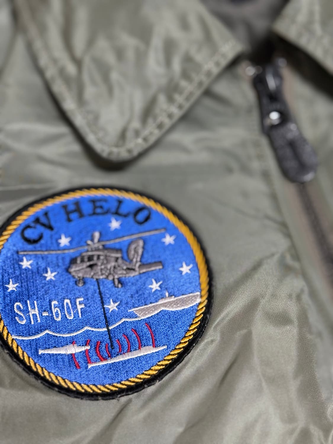 항공 MA-1 항공점퍼 카키 L 사이즈 상품이미지5