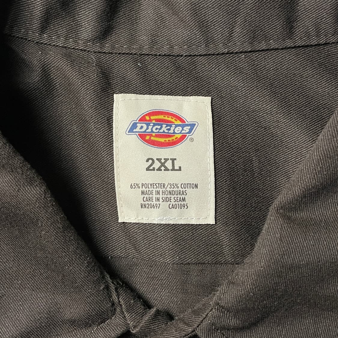 DICKIES 디키즈 빈티지 브라운 플랩포켓 워크 셔츠 A00897 상품이미지9
