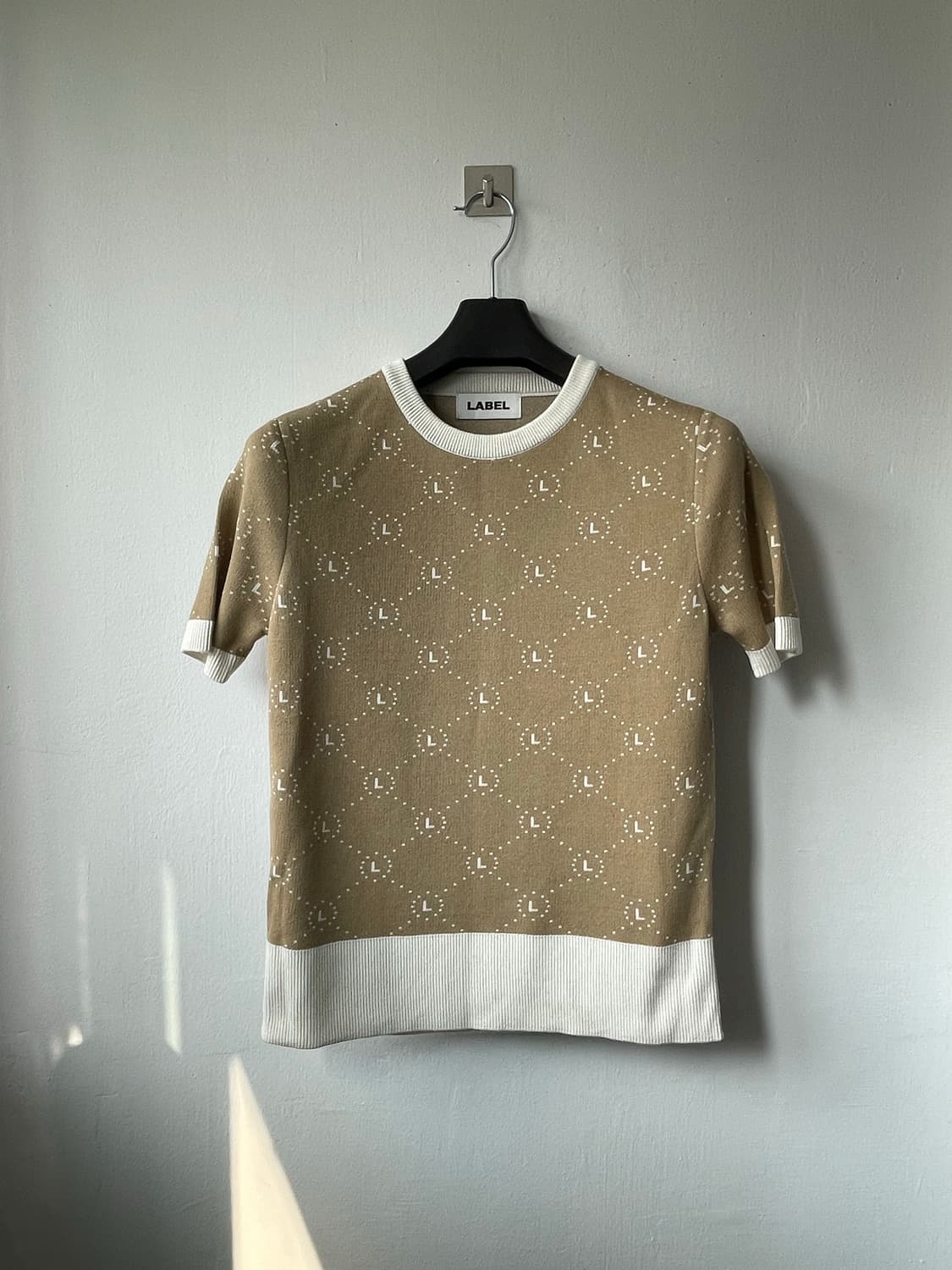 라벨아카이브 L-logo Jacquard knit 새상품 상품이미지1