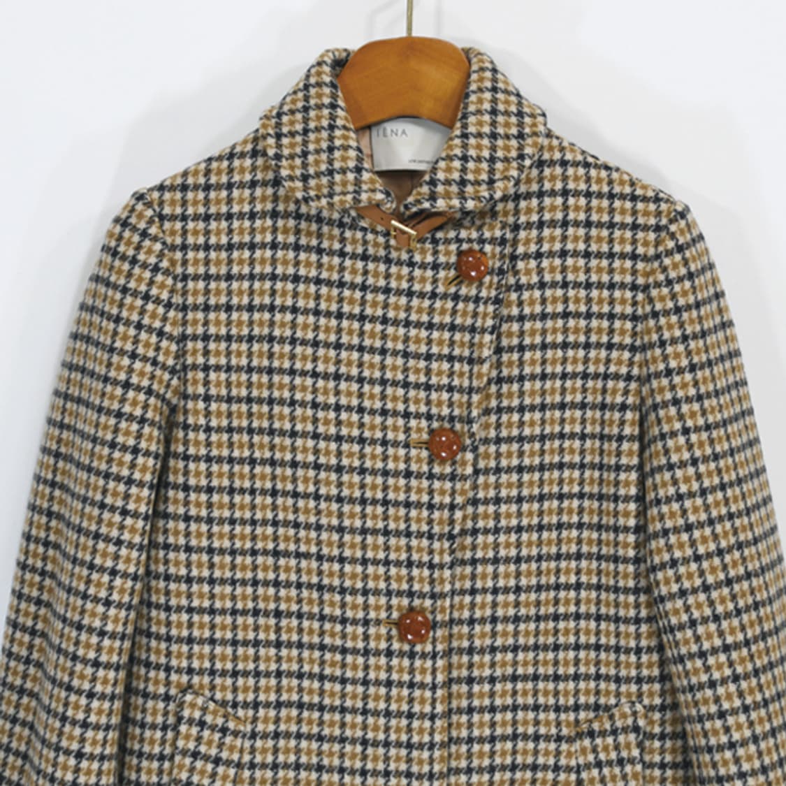 IENA 체크울코트 상품이미지3