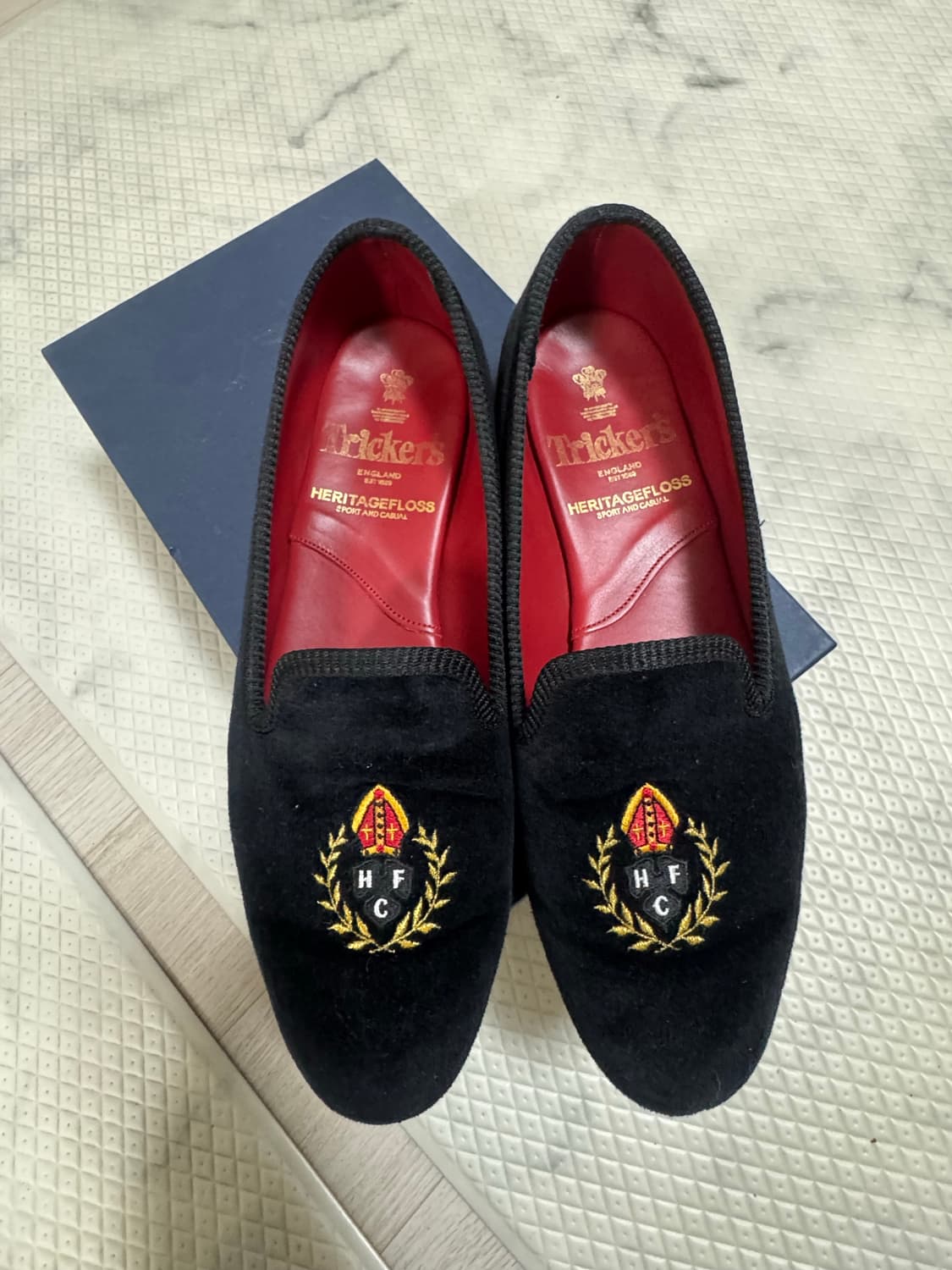 헤리티지플로스 트리커스 벨벳 슈즈 팝니다 상품이미지8