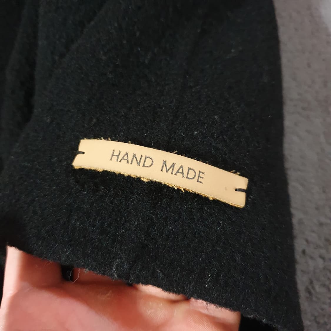 르니나 조셉 플랜 핸드메이드 코트 S 블랙 상품이미지6