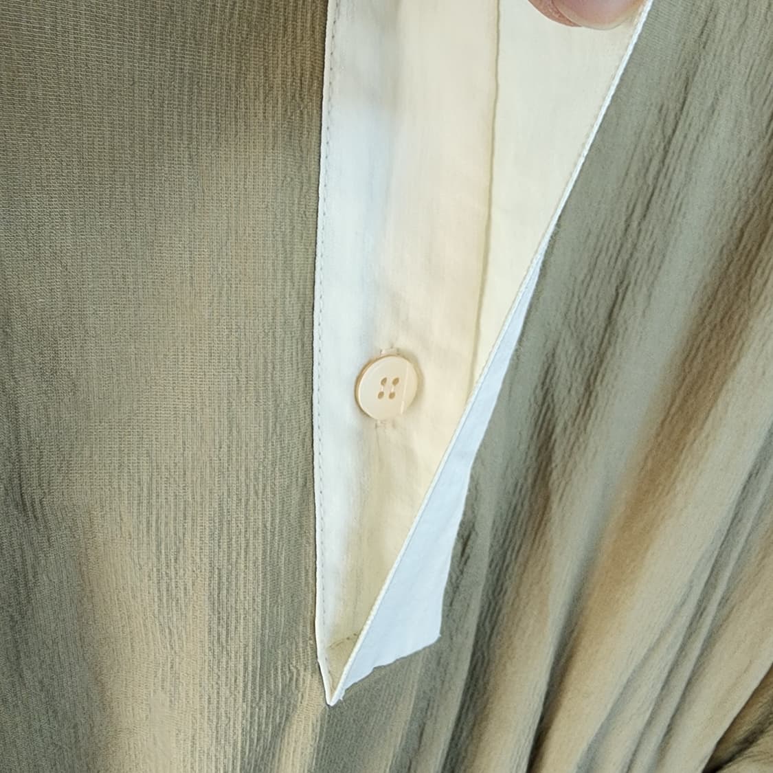 SJSJ 카라넥 배색 롱 원피스 상품이미지7