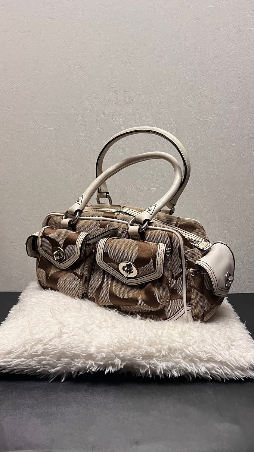 coach vintage turnlock hobo bag 코치 바게트백 상품이미지4