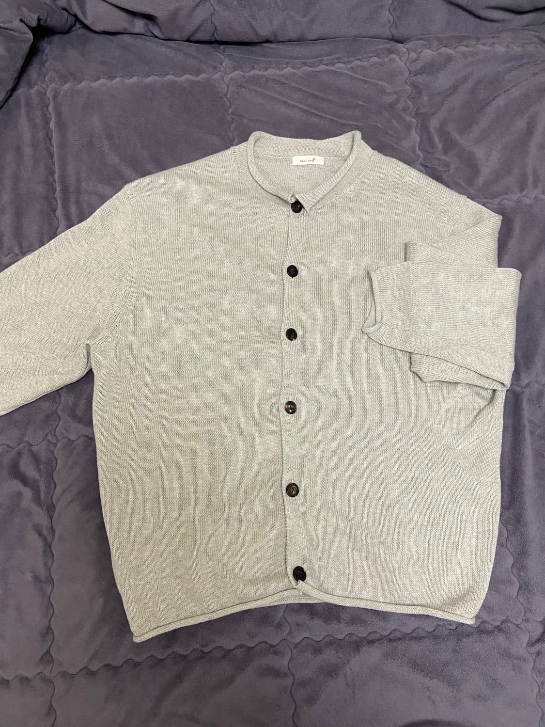 Seasalt Loop hem cardigan (melange) 3 상품이미지3
