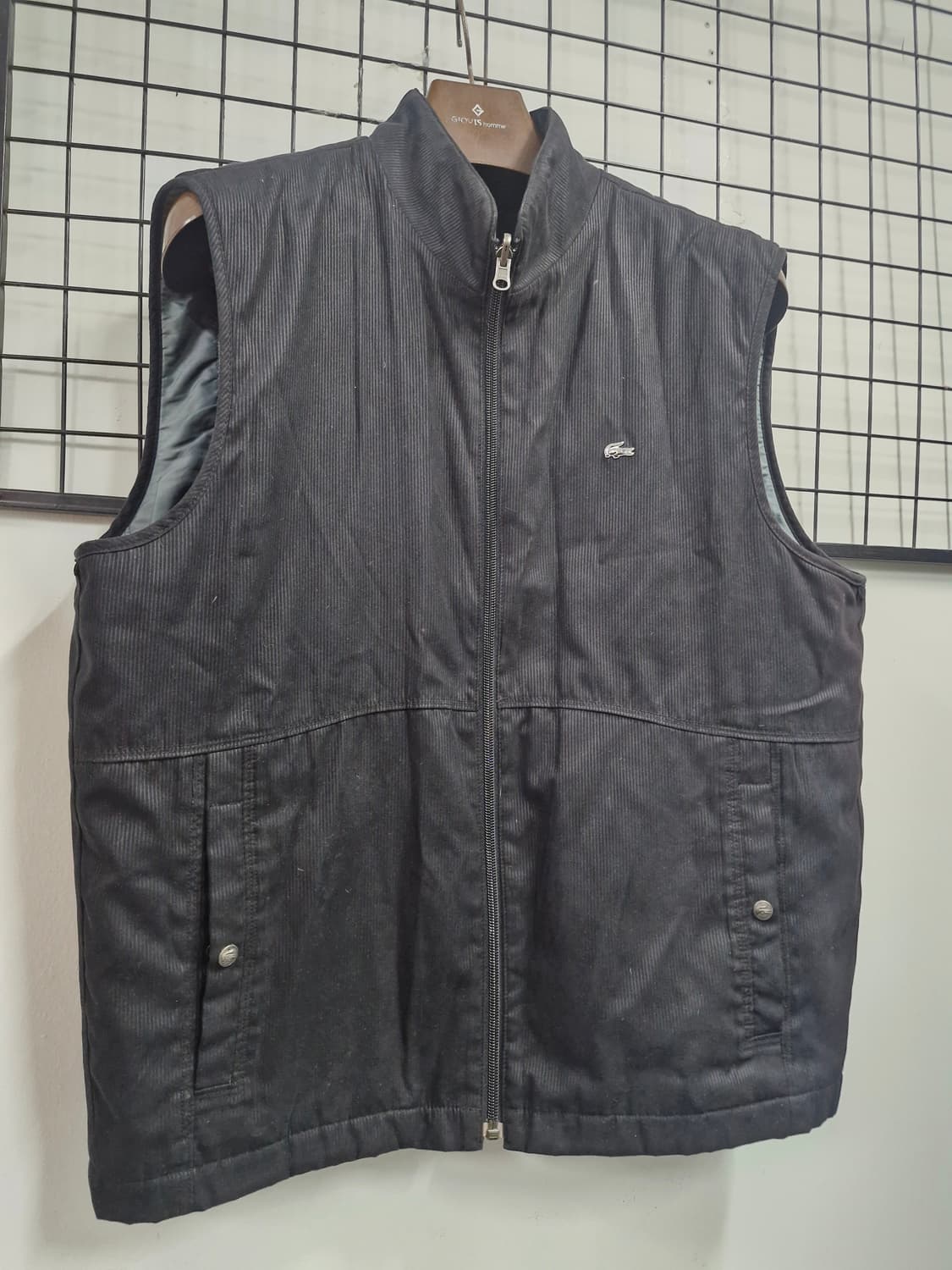 105XL 라코스테 빈티지 폴리에스터 조끼 베스트. 상품이미지2