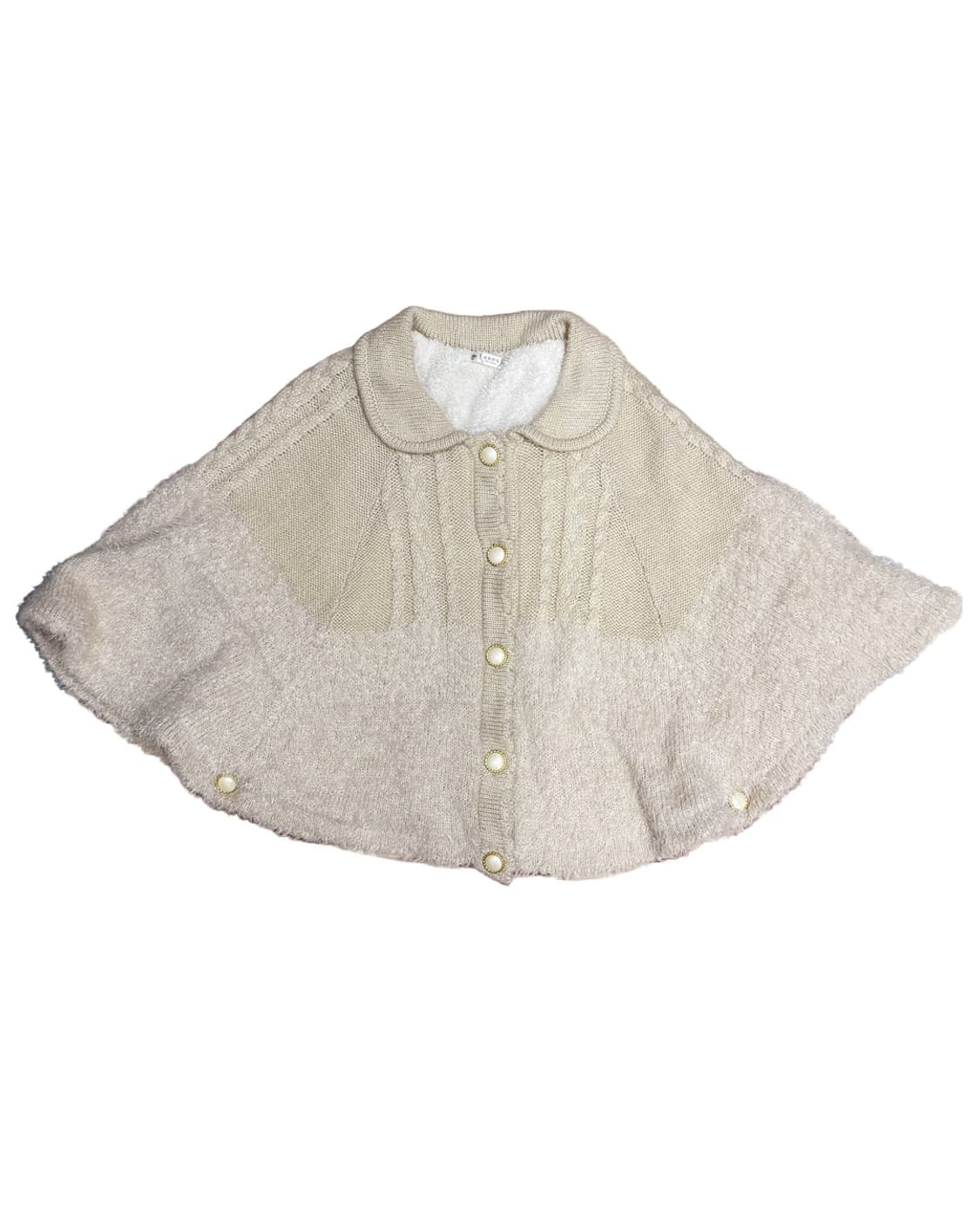 ︎axes femme 후와후와 버튼 케이프 상품이미지2