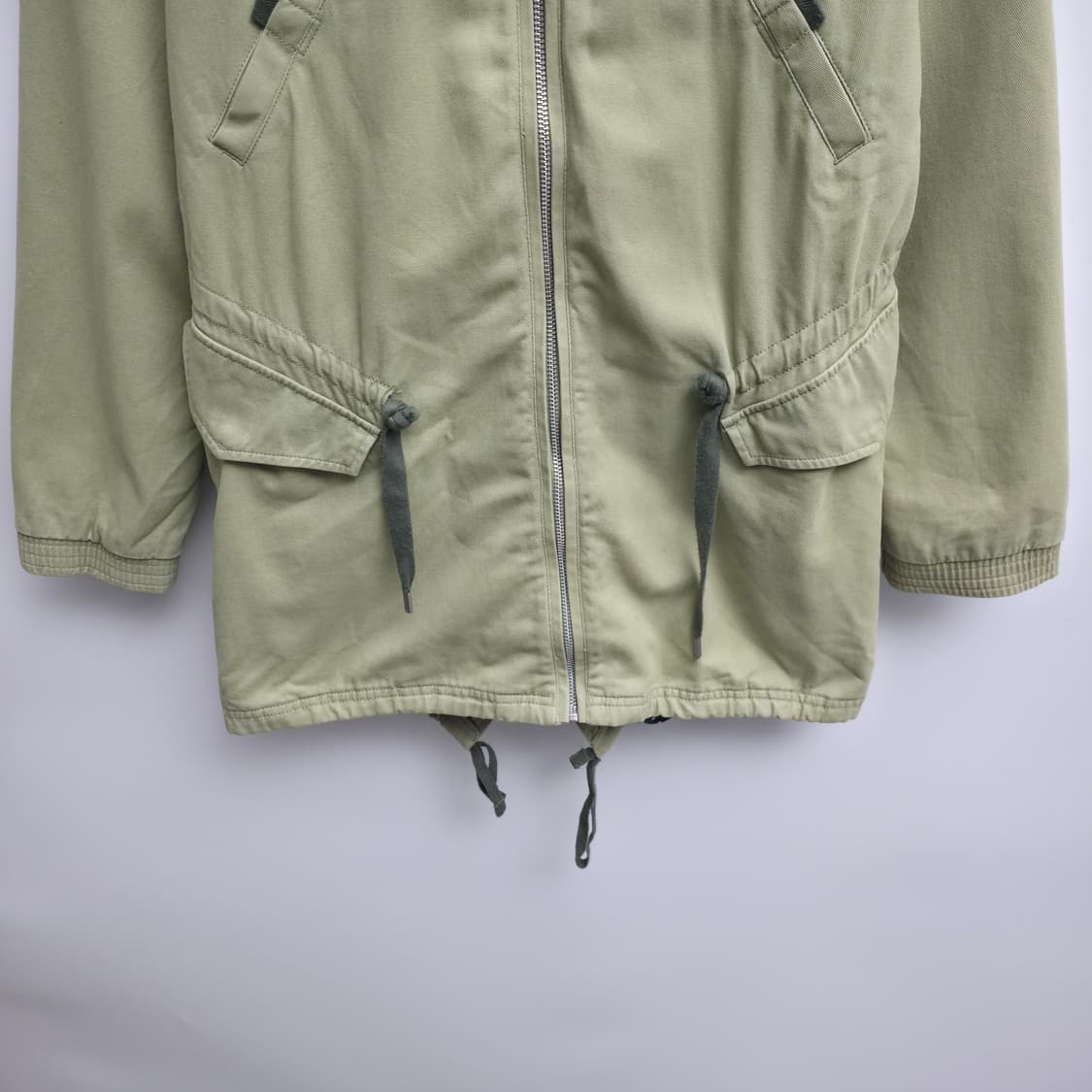 [S] 아디다스 올리브 후드 야상 자켓 상품이미지3