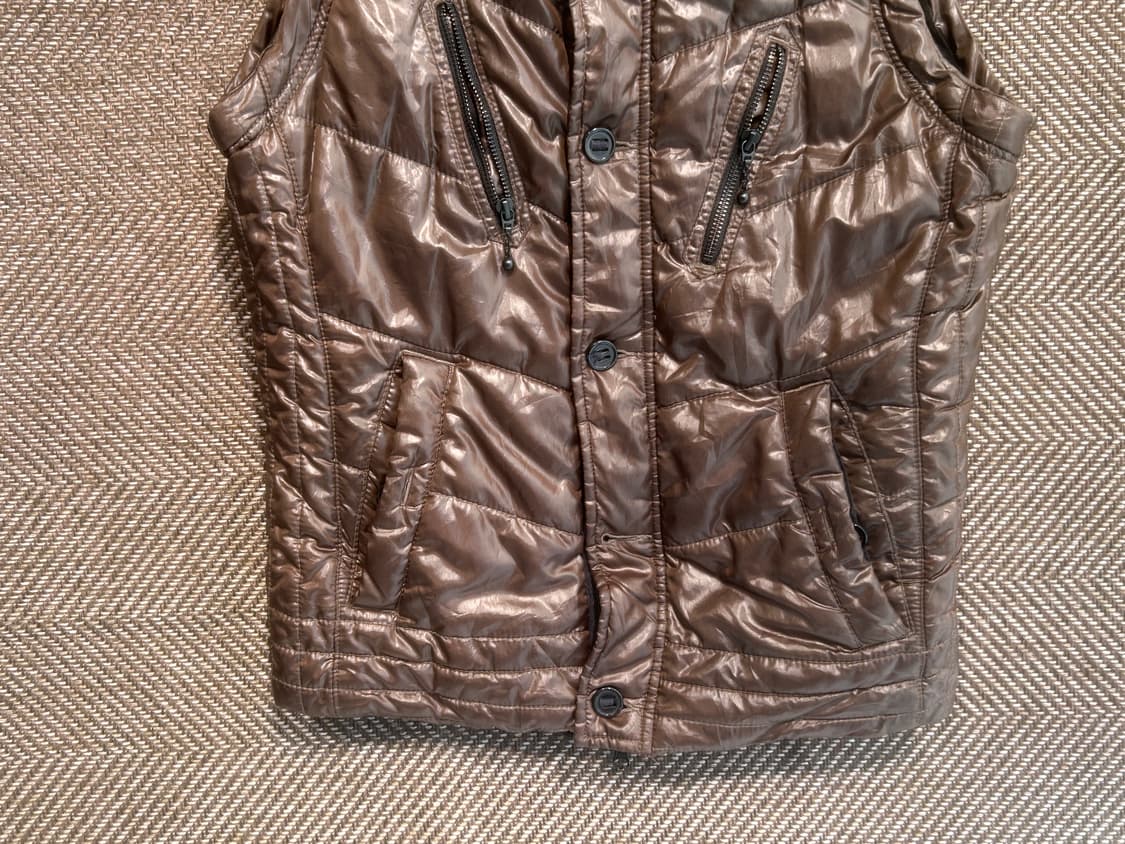 Y2K 해체주의 다운베스트 상품이미지3