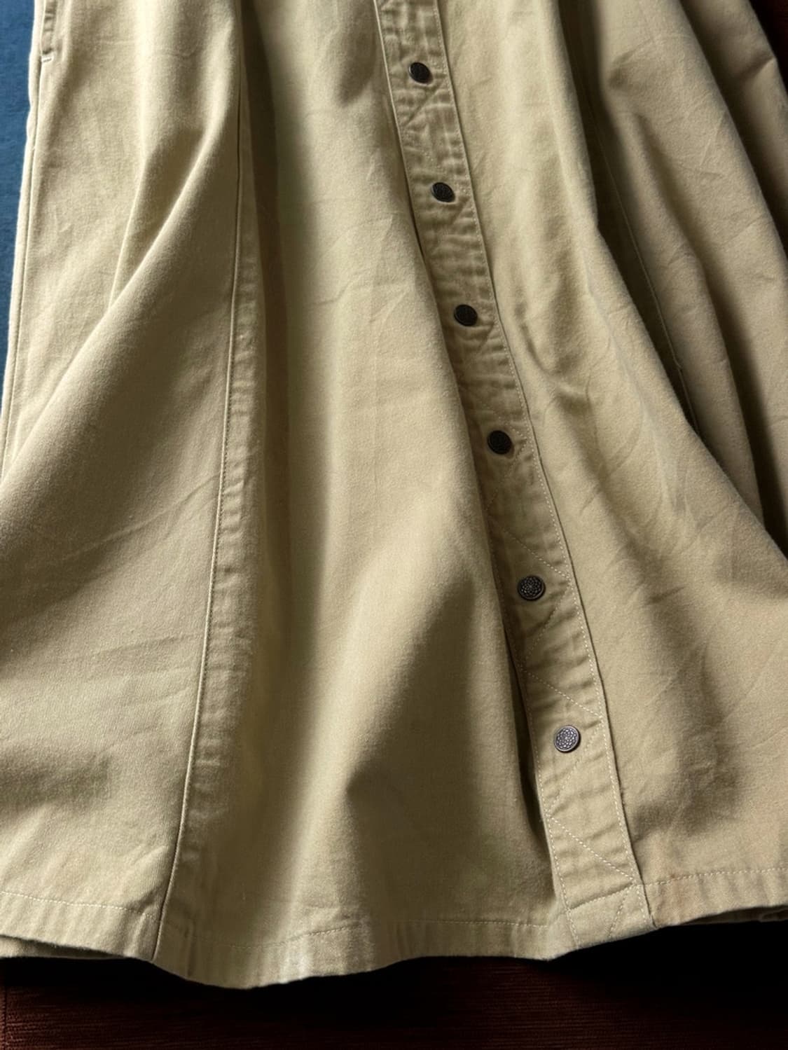 Natural cotton design mid skirt 상품이미지4