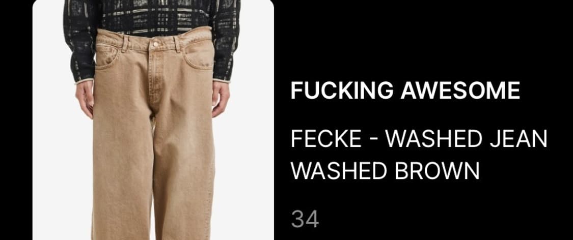 퍼킹어썸 데님 34 상품이미지4