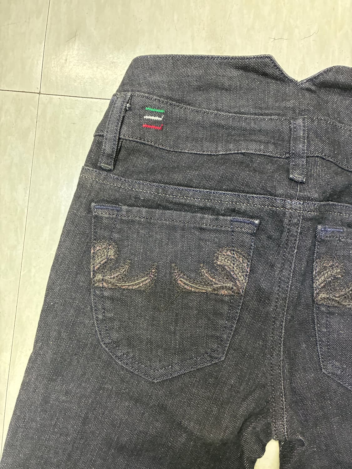 디젤 아카이브 세미 부츠컷 하이라이즈 데님 상품이미지9