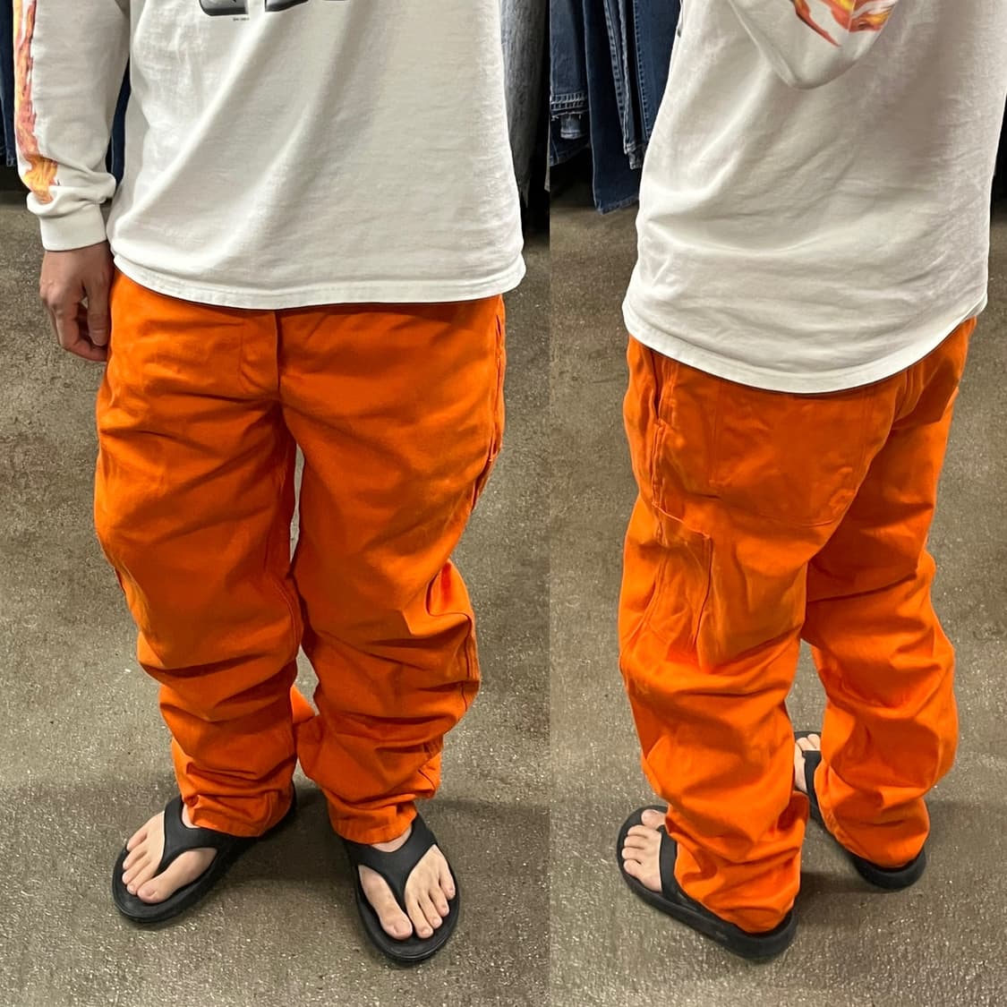 90s 빈티지 프렌치 워크 팬츠 (38“) 상품이미지1