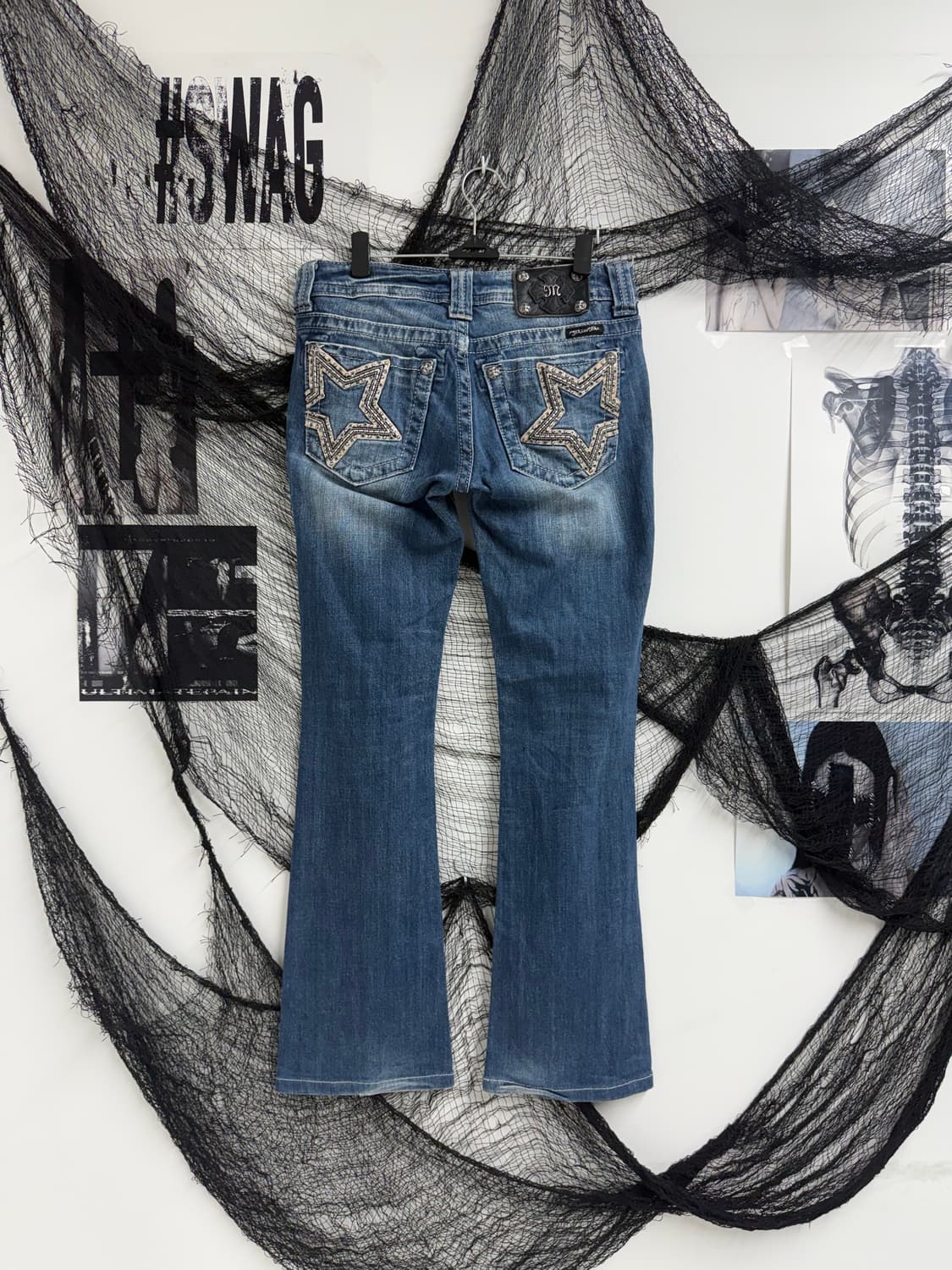 00s gyaru mood bootscut jeans 상품이미지1