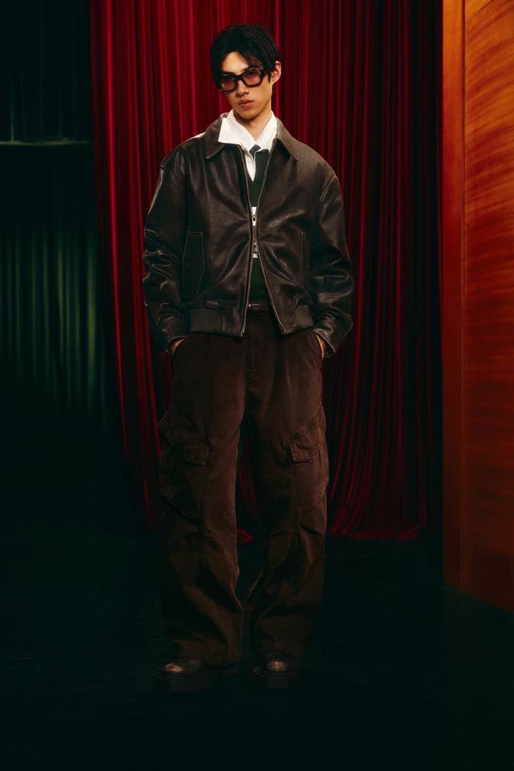 (구매) 자라 가죽 워싱 봄버/자라 가죽자켓 상품이미지3