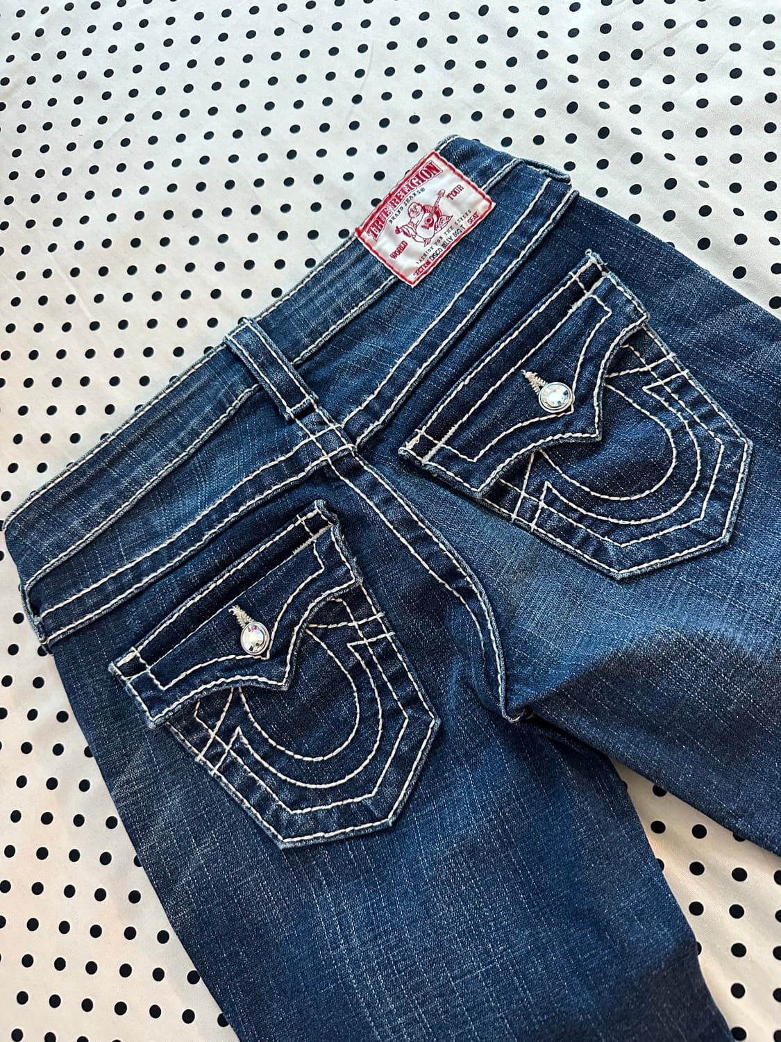 트루릴리전 DISCO BILLY BIG T 로우라이즈 데님팬츠  상품이미지5