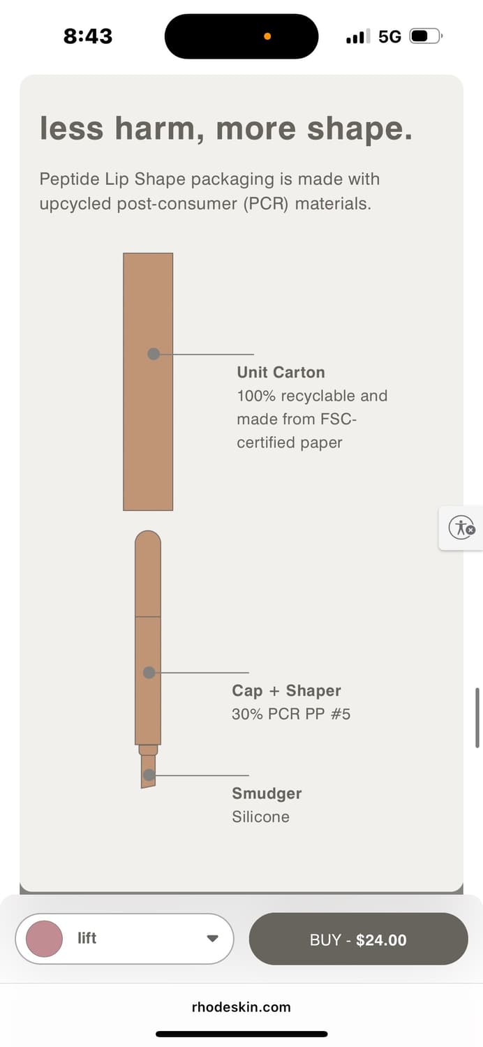 rhode 헤일리비버 로드 립 라이너 상품이미지5