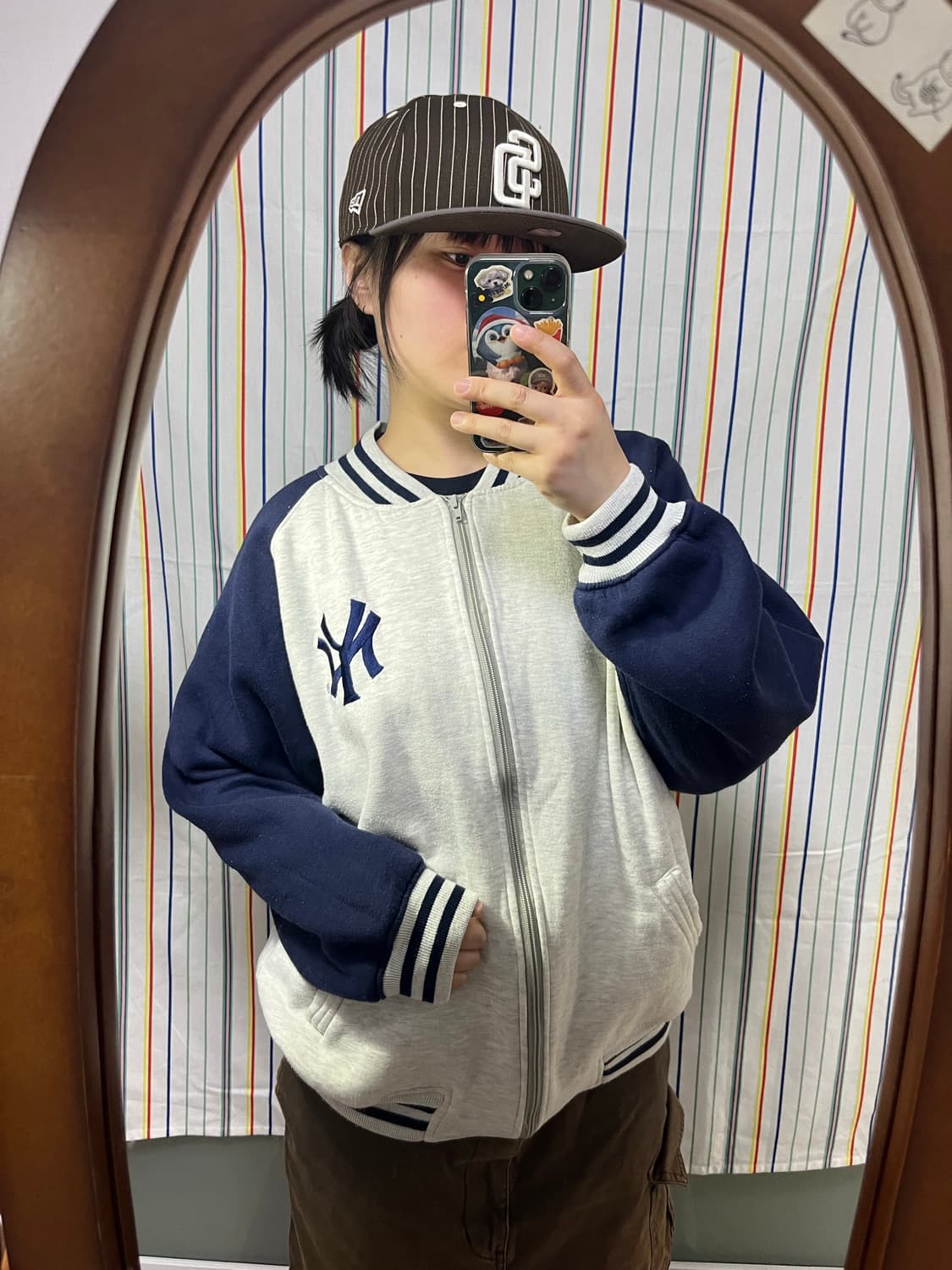 MLB 뉴욕 양키스 스웨트 바시티 자켓 상품이미지4