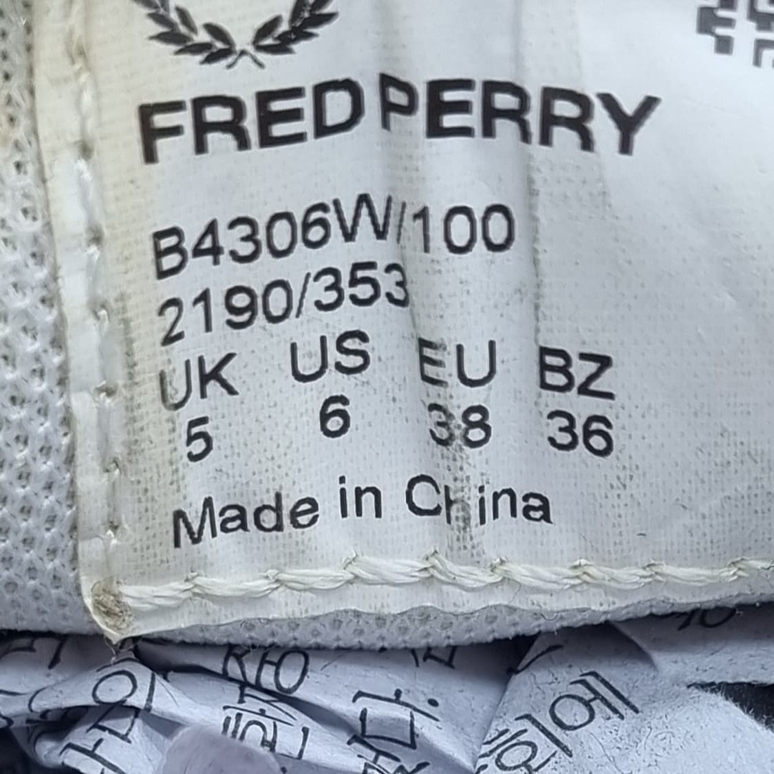 프레드페리 레더 여성스니커즈 240 상품이미지6