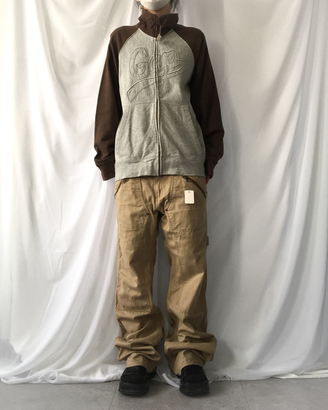 Beige carpenter pants 상품이미지5
