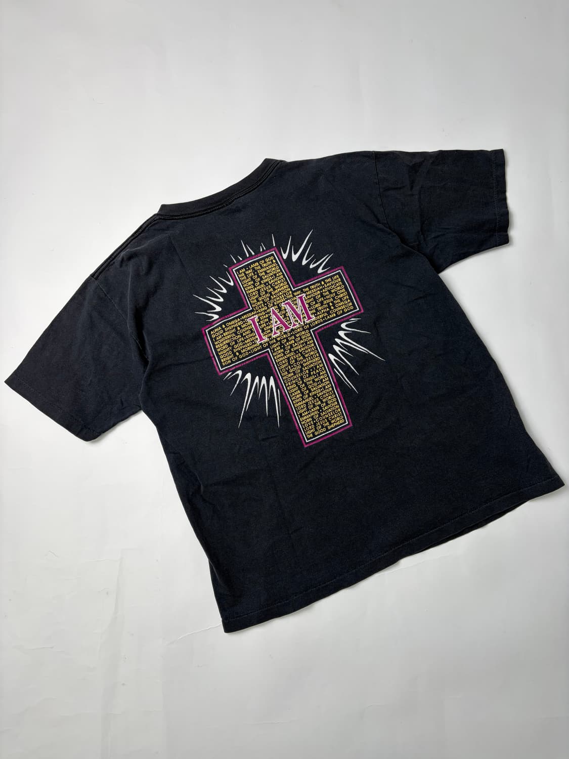 90s Jesus' Cross Tee (black) 상품이미지2