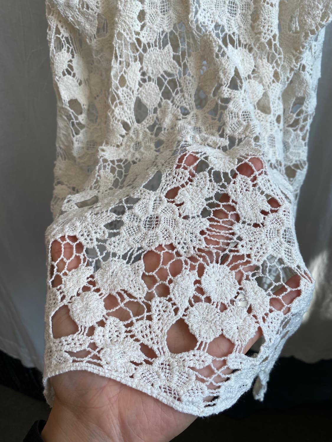 웜화이트 크로쉐 뷔스티에탑(L) 상품이미지7