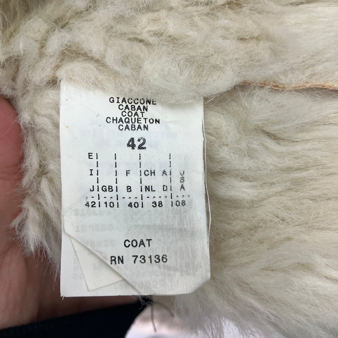 막스마라 막스앤코 아이보리 퍼 트리밍 스웨이드 무스탕 자켓 42 상품이미지8