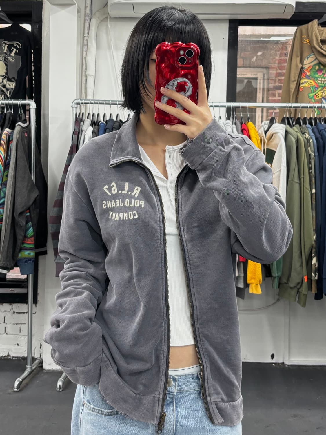 폴로 진스 컴퍼니 그런지 집업 상품이미지1