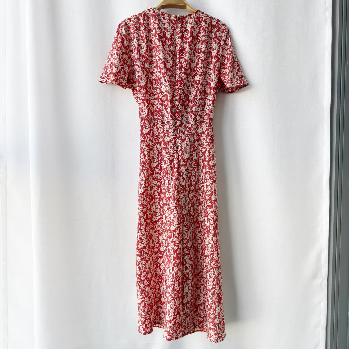 로렌 랄프로렌 플로럴 롱 원피스 레드 0사이즈 상품이미지8