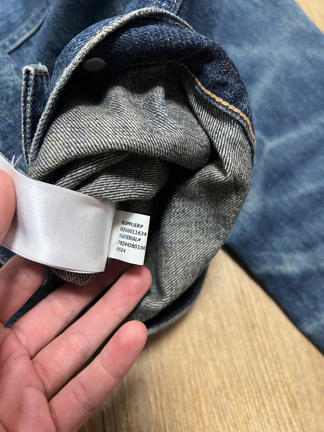 택포49) RRL 더블알엘 웨스트뷰 트러커 데님자켓 L 상품이미지5