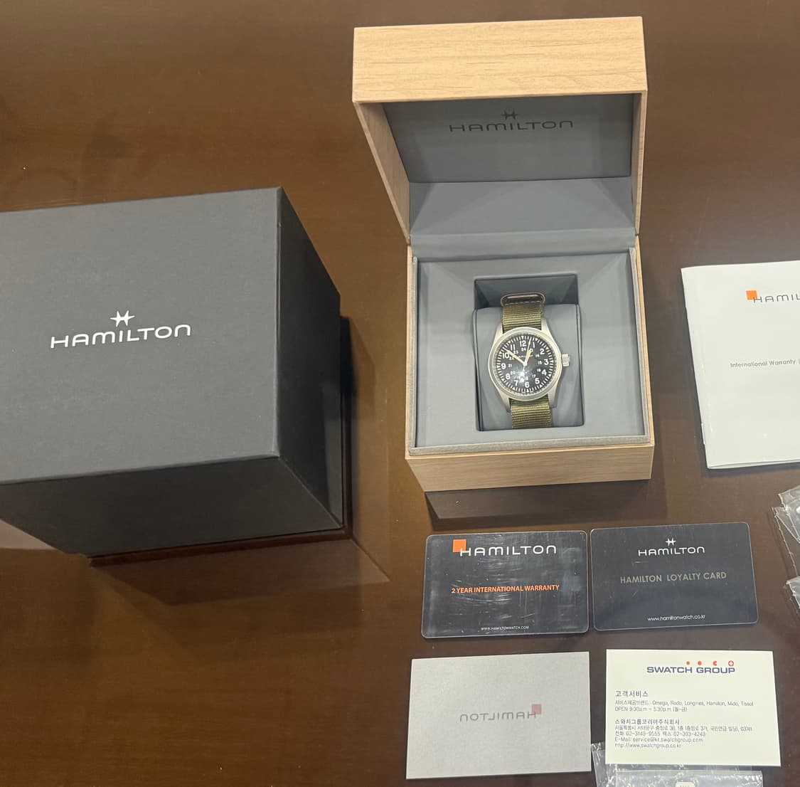[38mm] 해밀턴 카키필드 메카니컬 블랙 상품이미지1