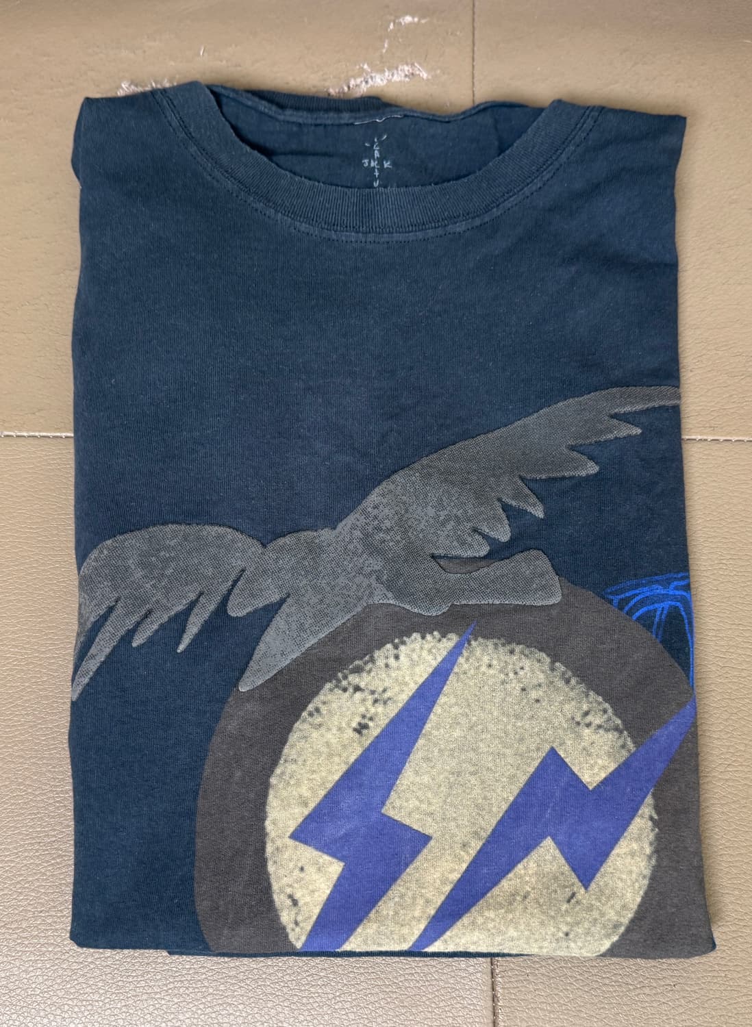 [XXL] 트래비스 스캇 캑터스잭 프라그먼트 티셔츠 블랙 상품이미지3