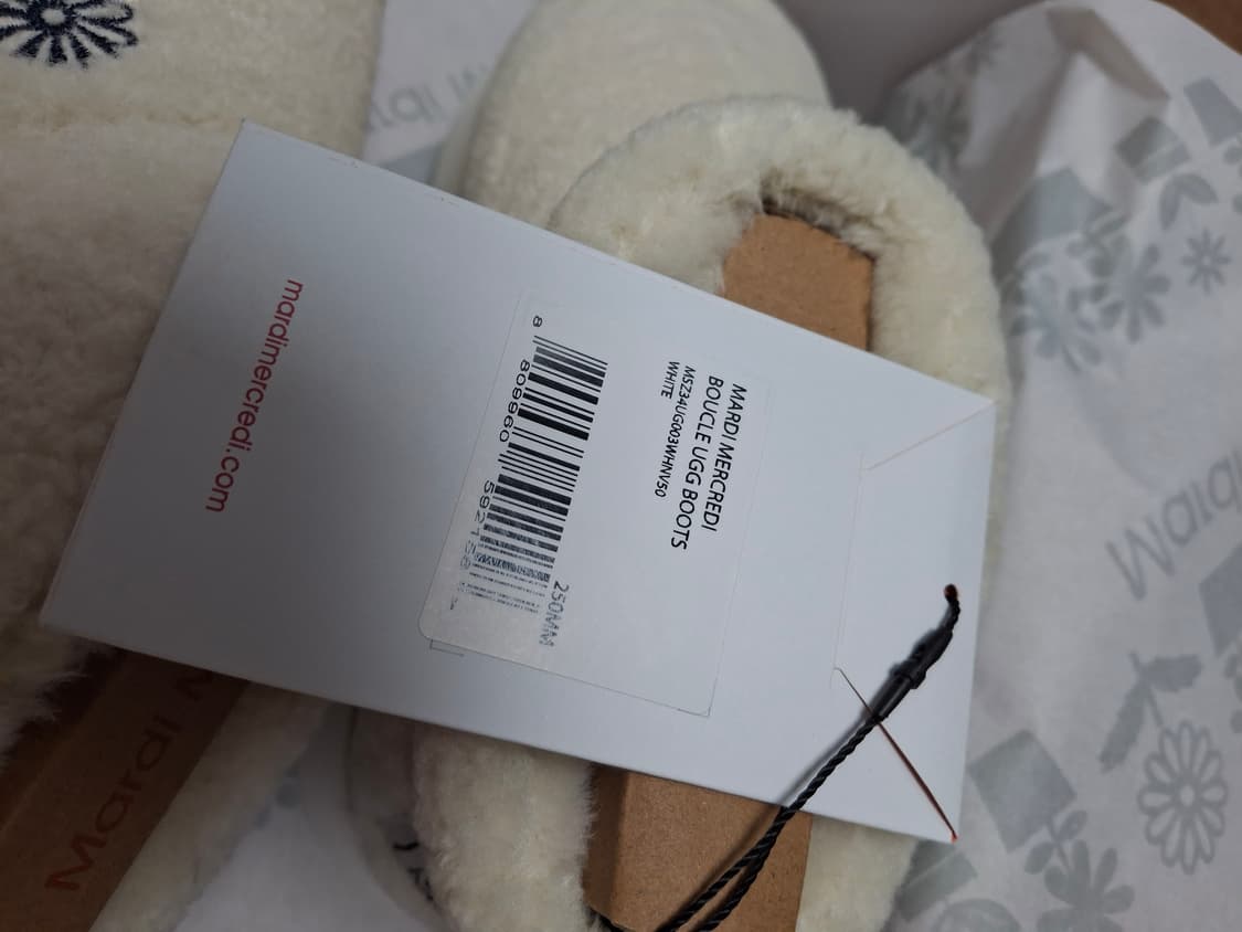 (마지막특가) 마르디 부츠 화이트 250 (새상품) 상품이미지3