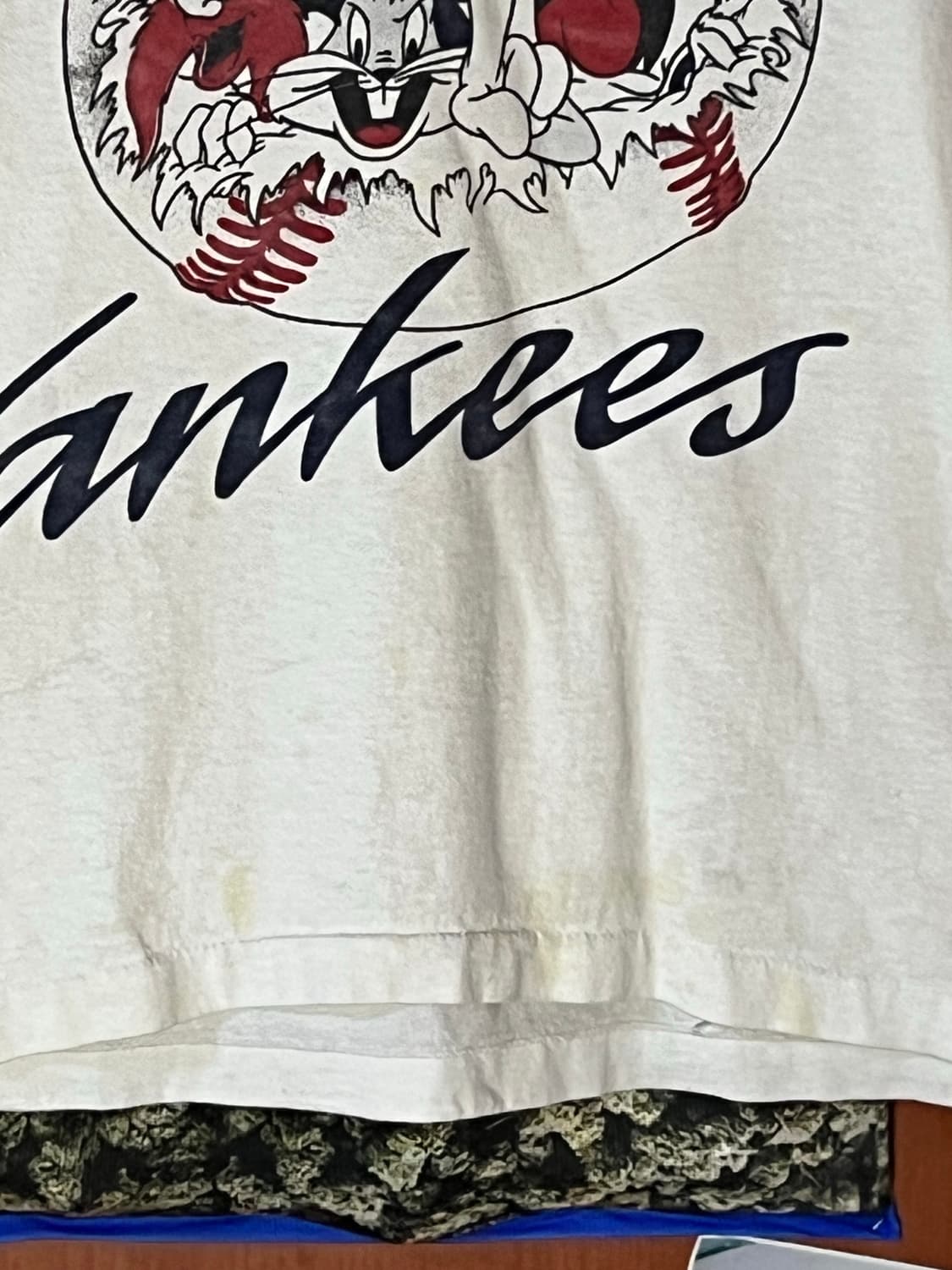 90’s Looney Tunes Ny yankees Shirt 상품이미지4