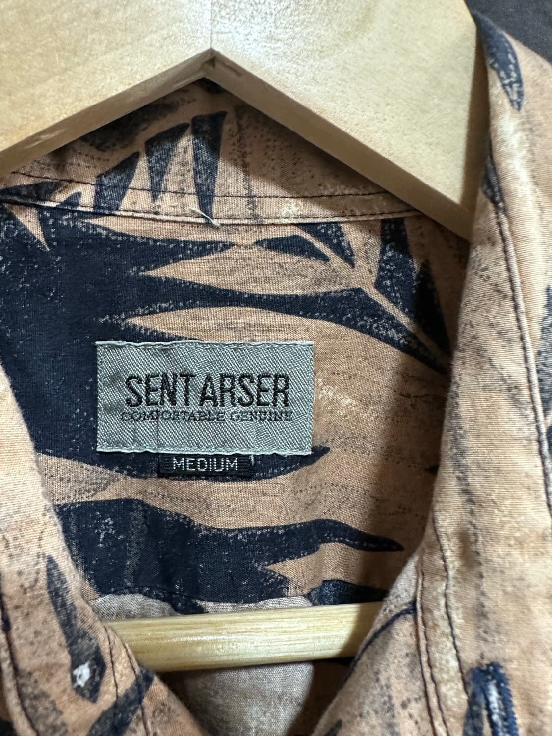 센트아서 SENT ARSER 트로피컬 리프 하와이안 셔츠 M 새상품 상품이미지5