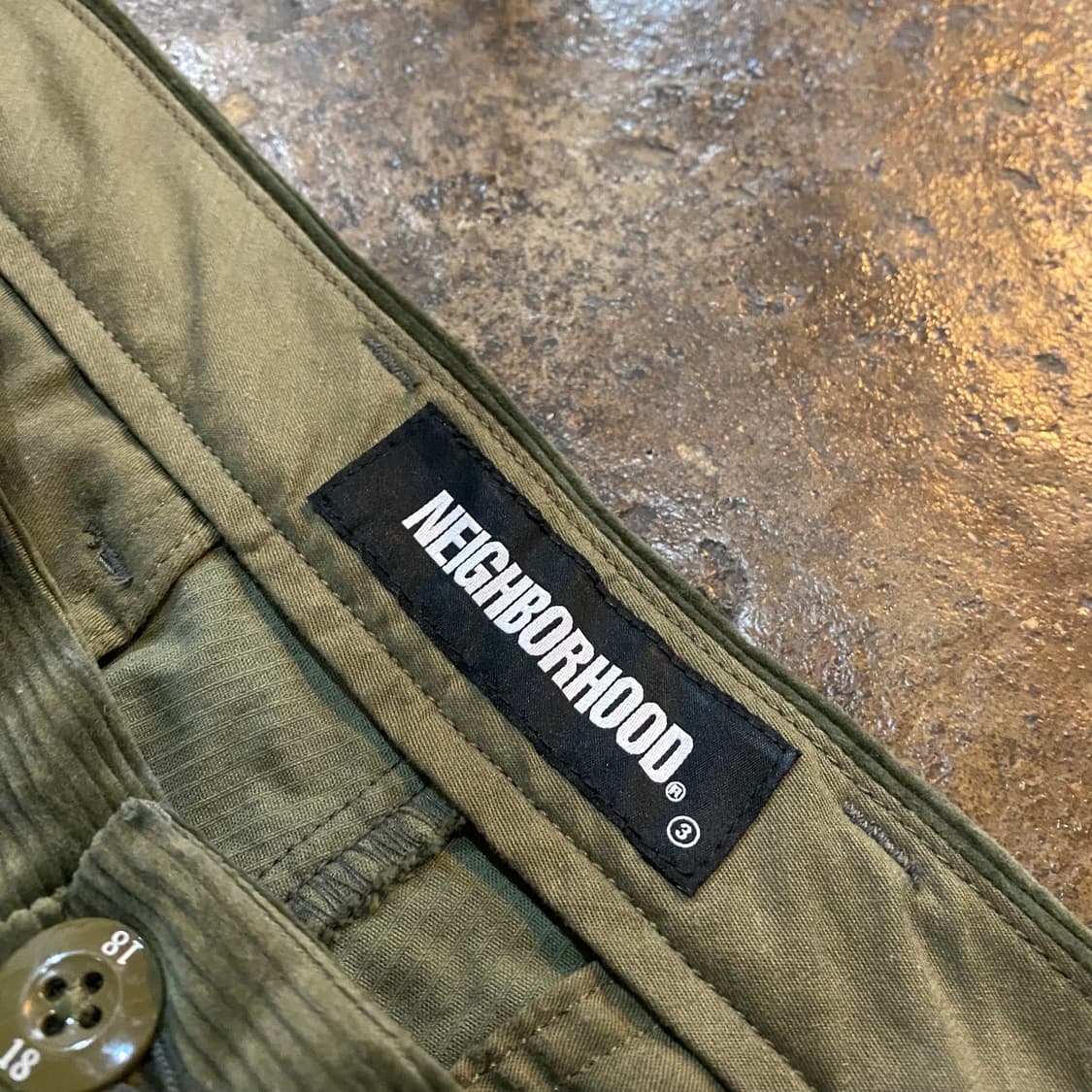(M) Neighborhood 네이버후드 올리브 코듀로이 팬츠 상품이미지3