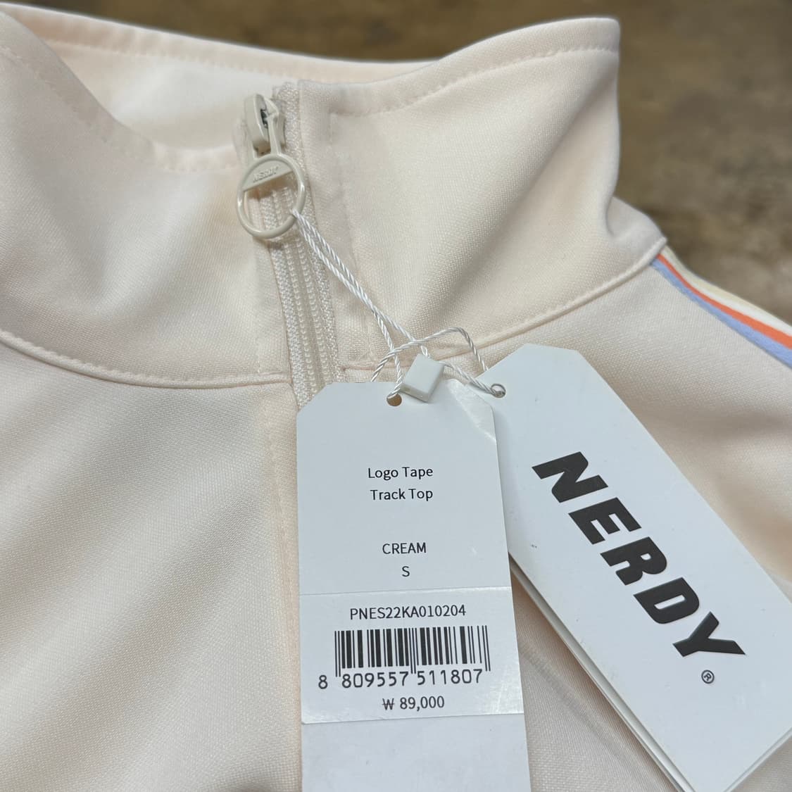 널디 크림 져지 트랙탑  상품이미지9