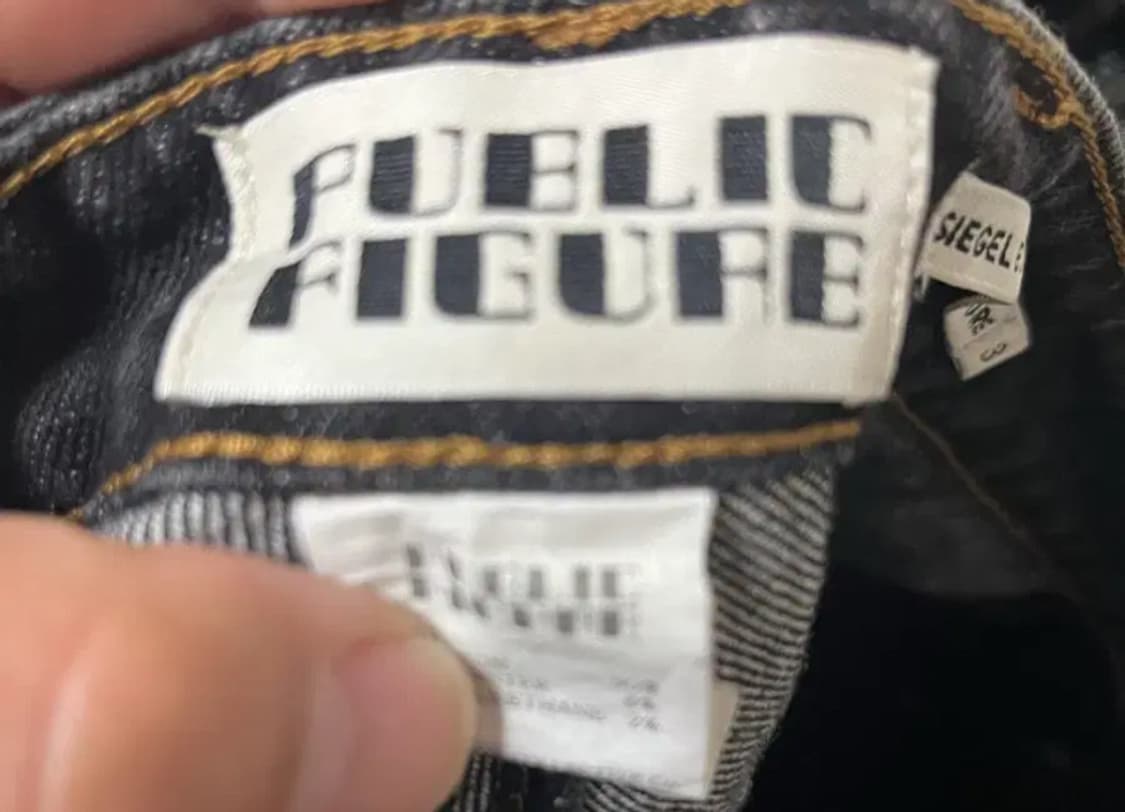 (3) 퍼블릭피겨 엔지니어드 데님 와이드 흑청 상품이미지3