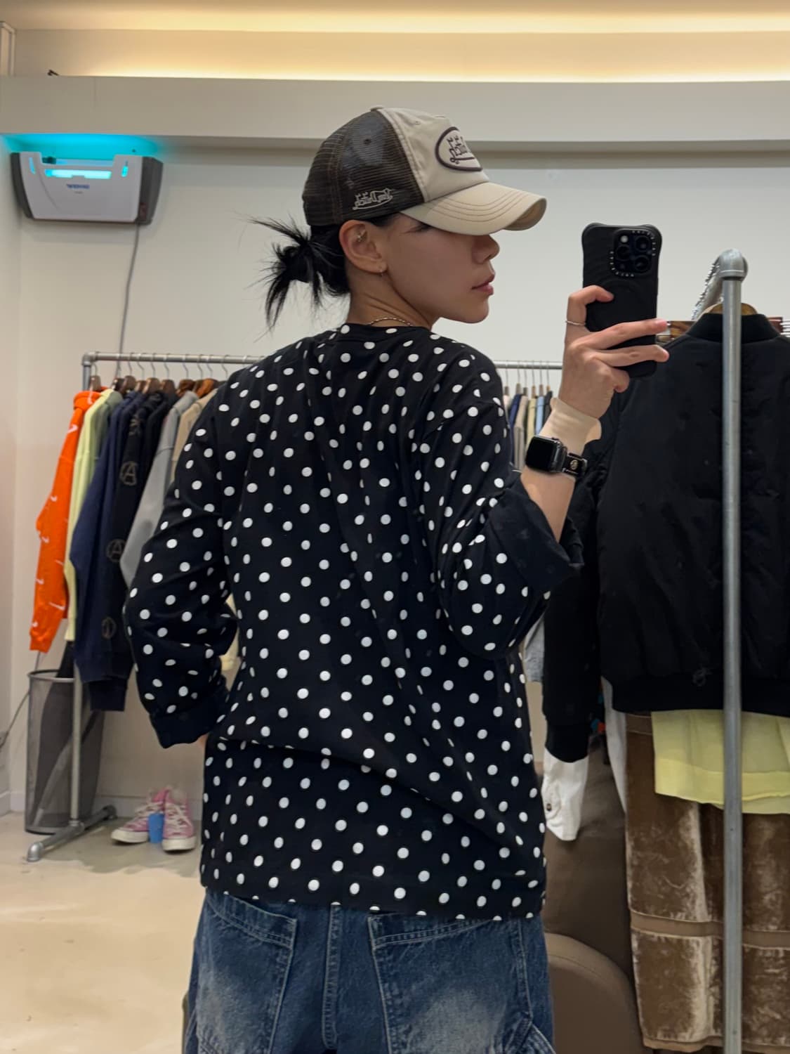 꼼데가르송 플레이 폴카 도트 롱슬리브 상품이미지7