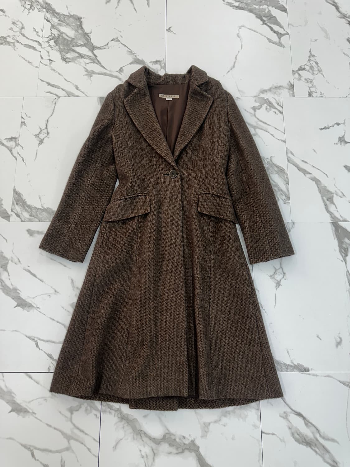 보티첼리 헤링본 울 코트 상품이미지1