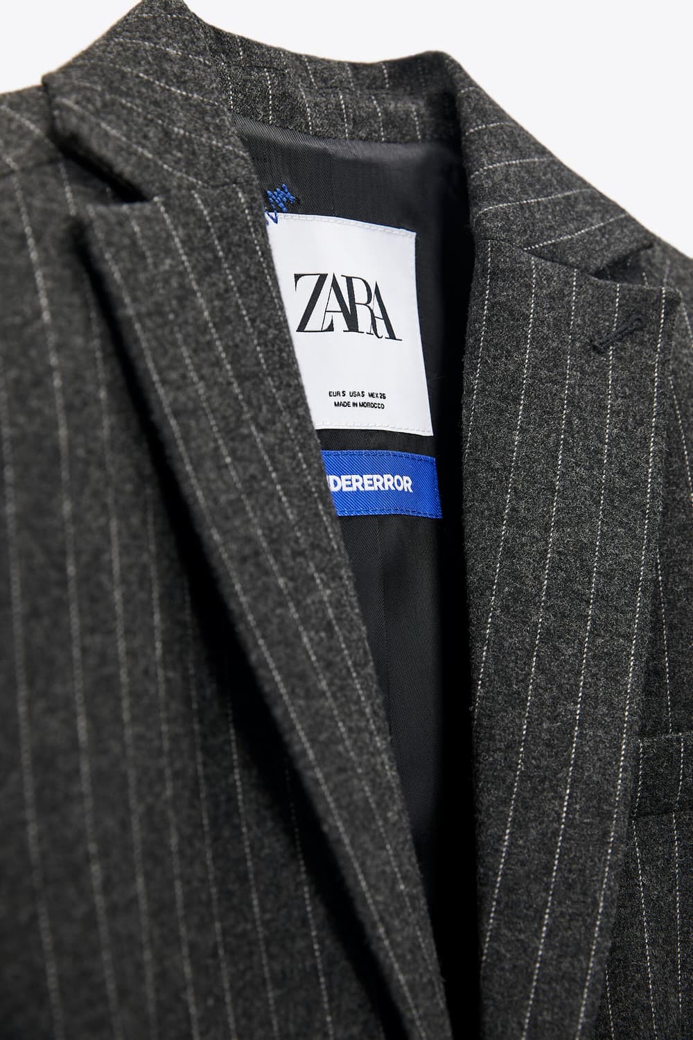 자라 x 아더에러 스트라이프 오버사이즈 블레이저 그레이2004/841 상품이미지3