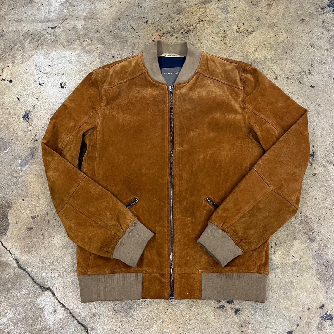 [정품/L] 자라 스웨이드 블루종 자켓 b17 상품이미지2