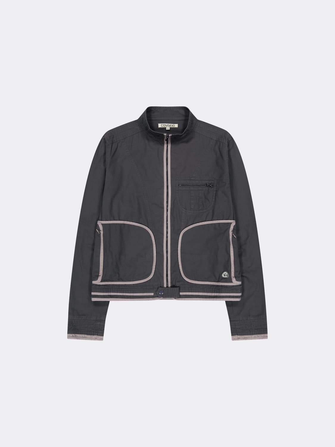 [2] 코이세이오 바인딩 코튼 자켓 퍼플그레이 상품이미지2