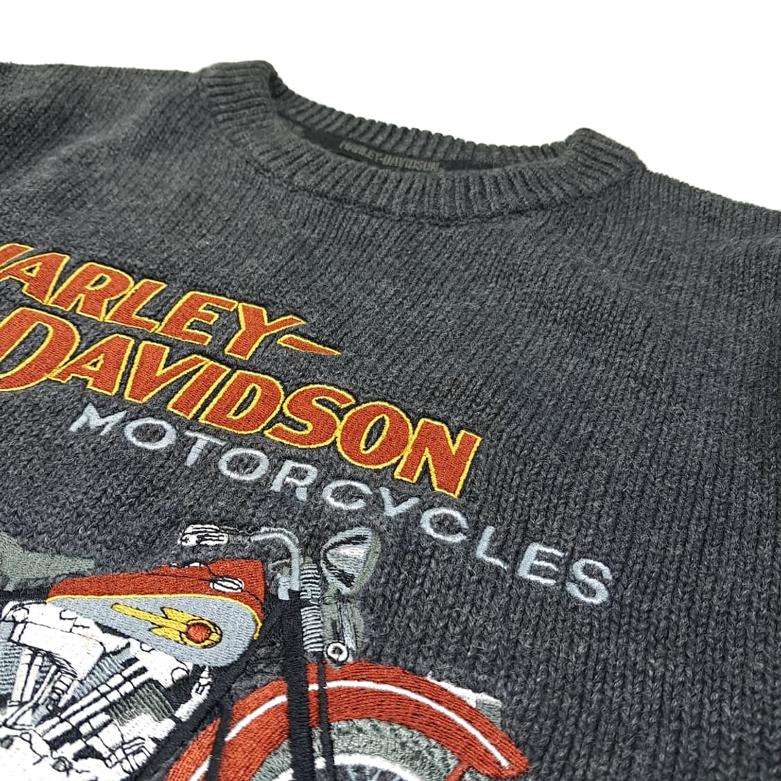 CL111 S 할리데이비슨 2004 모터사이클 빅 자수 차콜 라미 &  상품이미지4