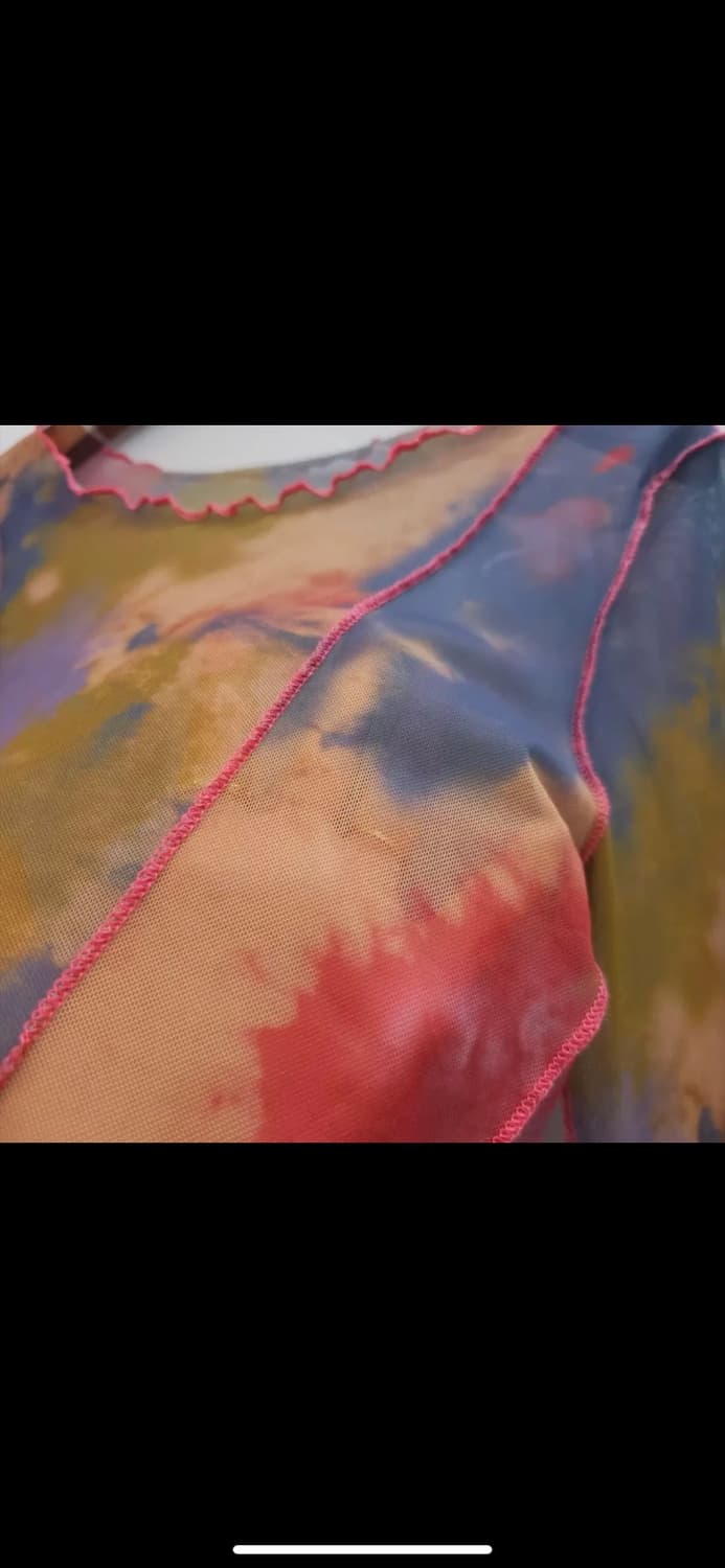 레이어드 시스루 메쉬 탑 상품이미지4