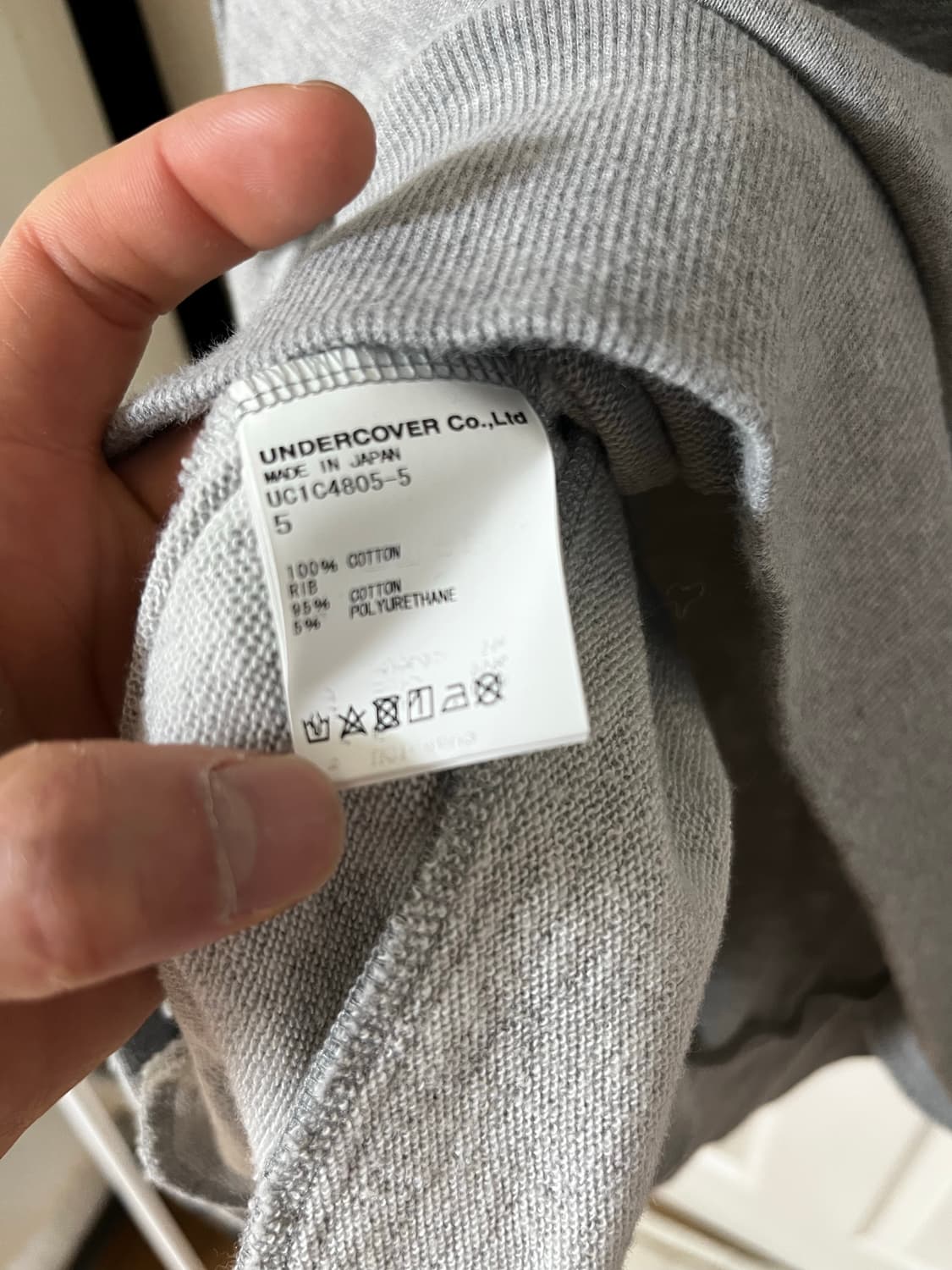 언더커버 humanism sweatshirt (5,XL) 상품이미지4