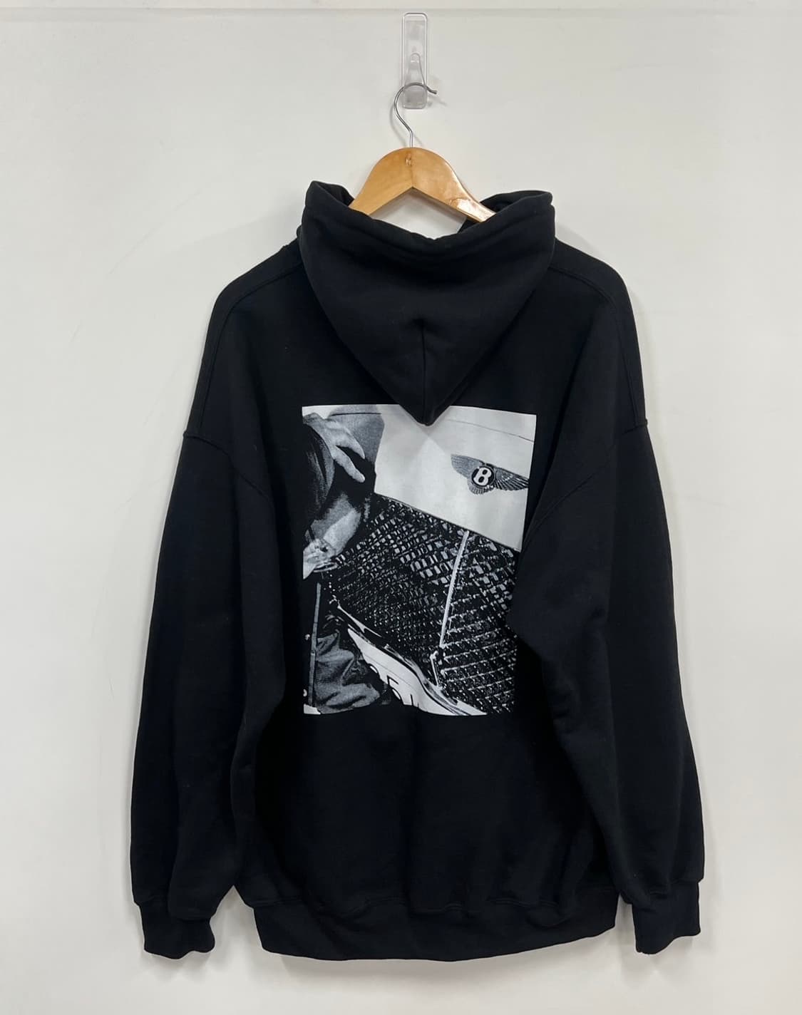 길단 FLEX 플렉스 염따 벤틀리 프린팅 풀오버 후드티 상품이미지6