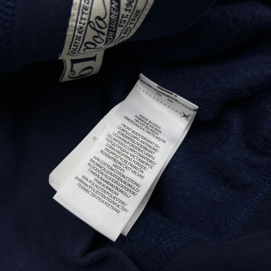 폴로 랄프로렌 센터로고 네이비 맨투맨 M 상품이미지6