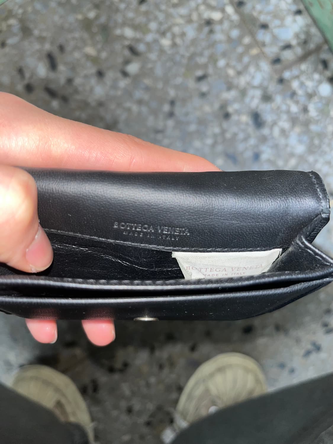 보테가베네타 인트레치아토 플랩 남성 카드지갑 상품이미지5